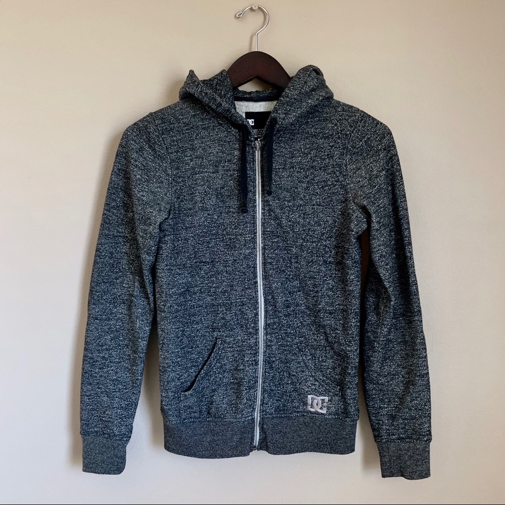 DC Charcoal Gray Heather Hoodie